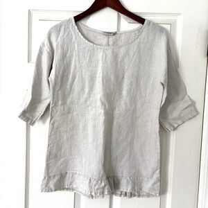 Lungo L’arno 100% Linen Top